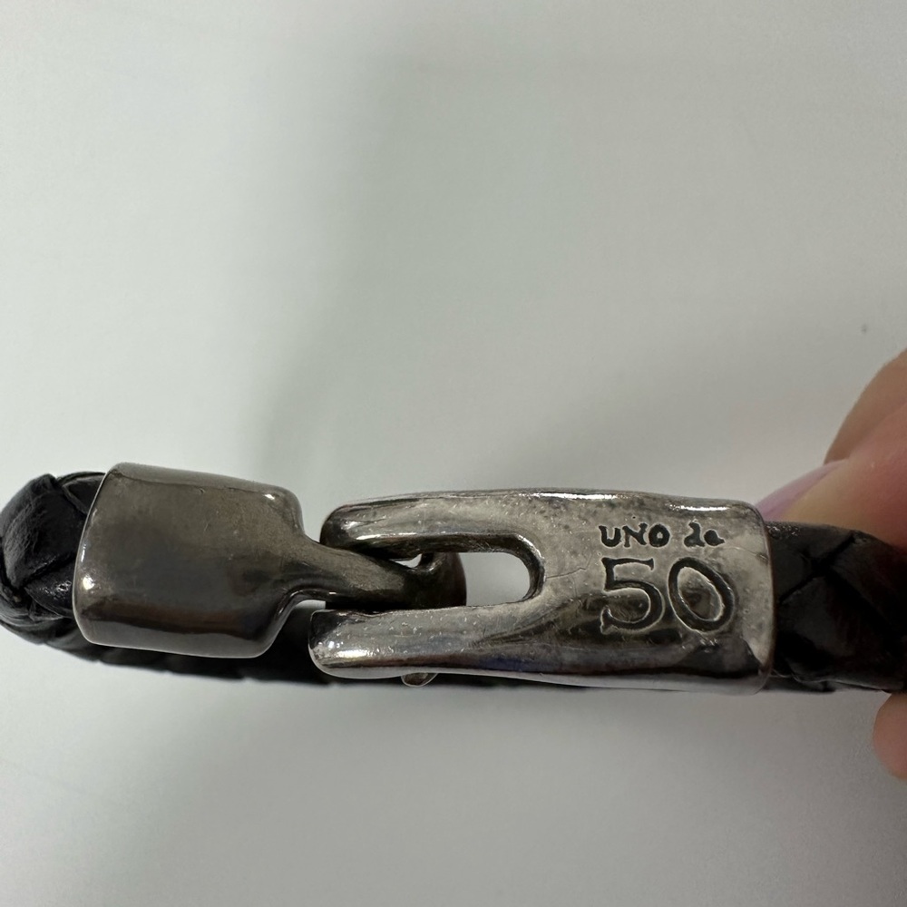 UNO de 50 Silver and Brown Jewelry Accessory
